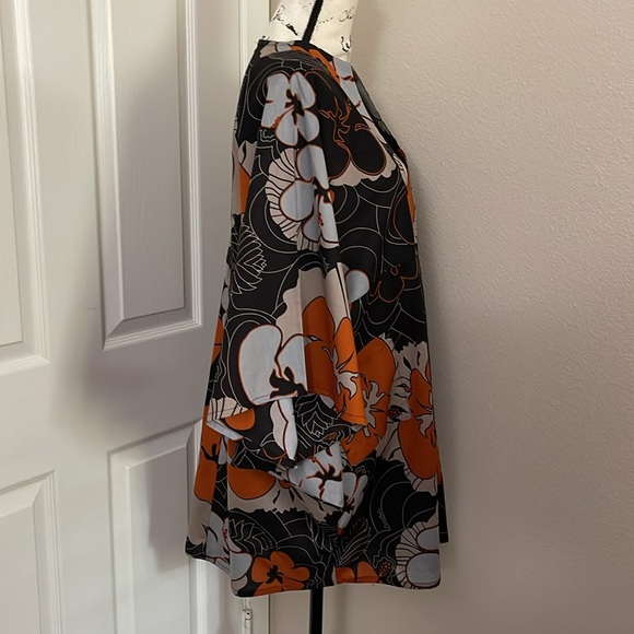 NWT Manuhealii Makapuʻu Dress Hibiscus Cinnamon Spice OS - Picture 4 of 11